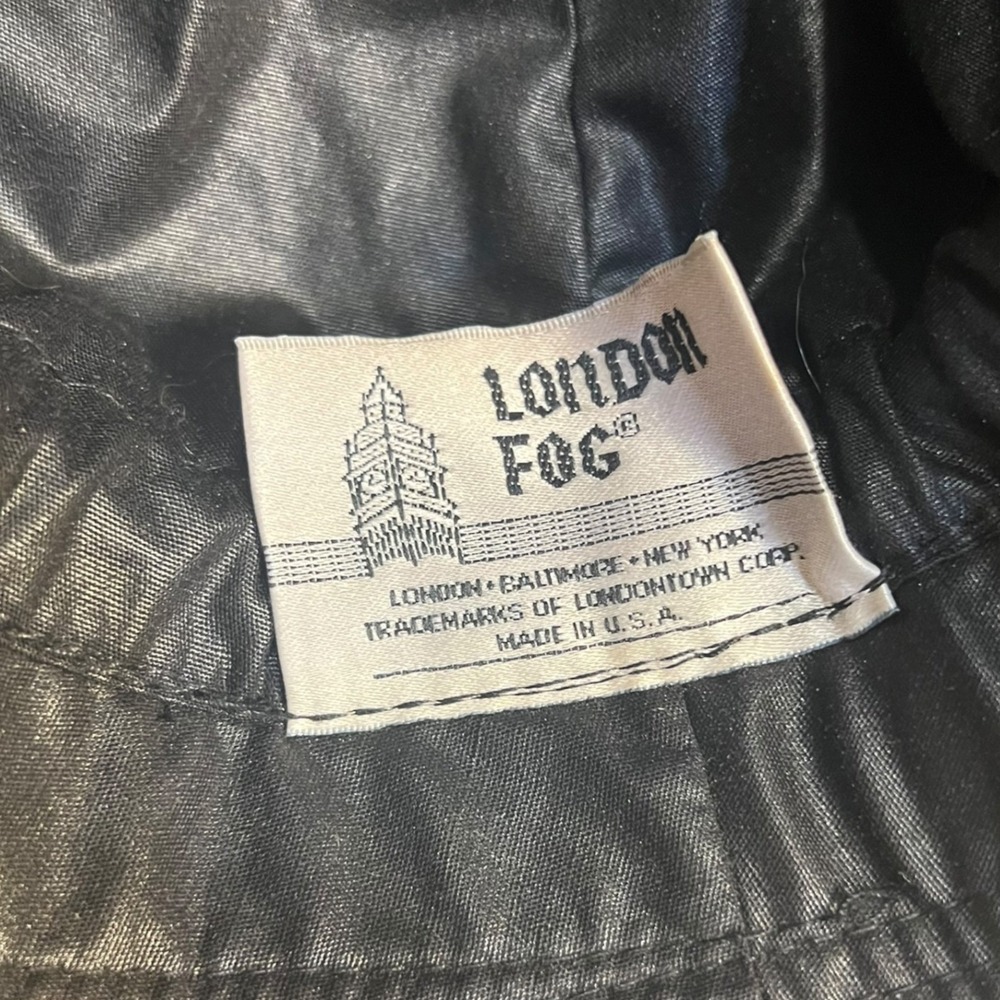 London Fog Vintage Adjustable Water Resistant Rain Bucket Hat Women's OS - Picture 5 of 6